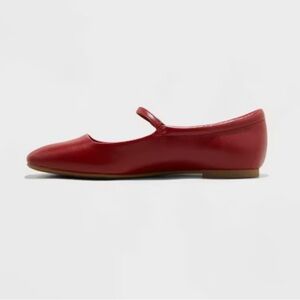 Women's Elsa Mary Jane Ballet Flats with Memory Foam Insole - Wild Fable
